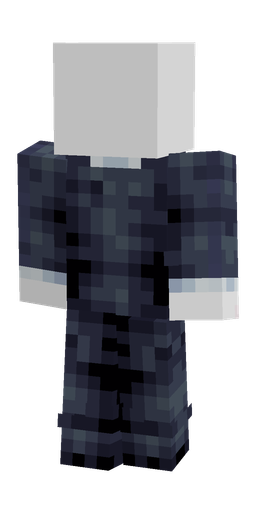Black skin: body, back render