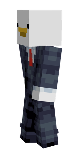 Black skin: body, left side render