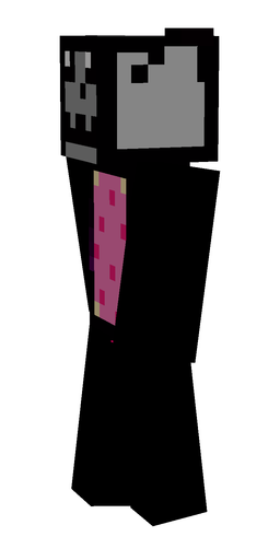 Black skin: body, left side render