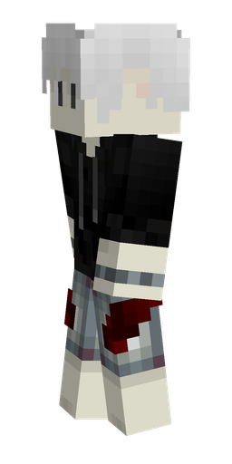 Black skin: body, left side render