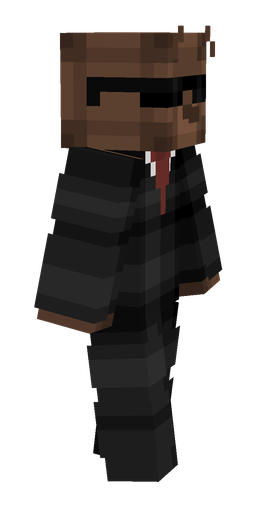 Black skin: body, right side render