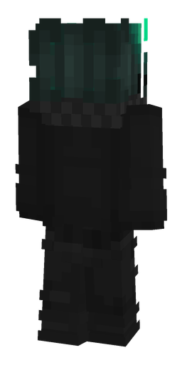 Black skin: body, back render