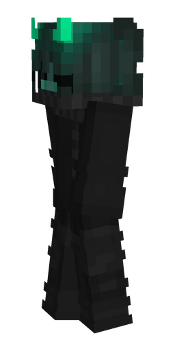 Black skin: body, left side render