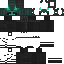 Black skin: raw texture render