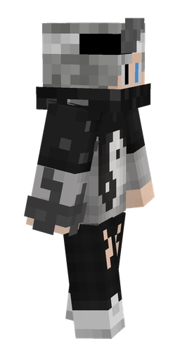 Black skin: body, right side render