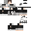 Black skin: raw texture render