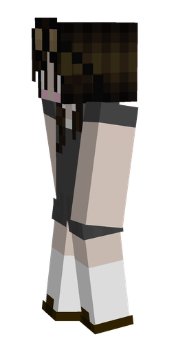 Black skin: body, left side render