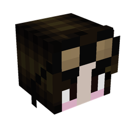 Black skin: head render