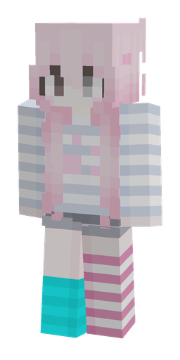 Blue skin: body, front render