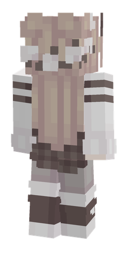 Gray skin: body, back render