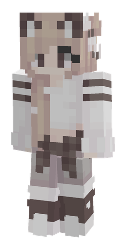 Gray skin: body, front render