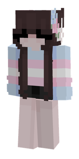 Blue skin: body, front render