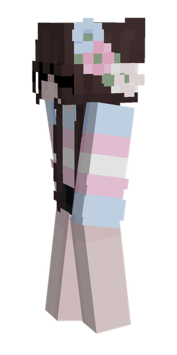 Blue skin: body, left side render