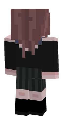Black skin: body, back render