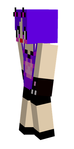 Black skin: body, left side render
