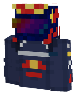Blue skin: bust render