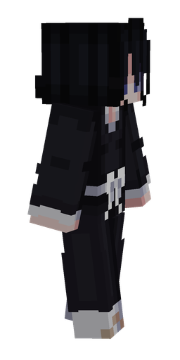Black skin: body, right side render