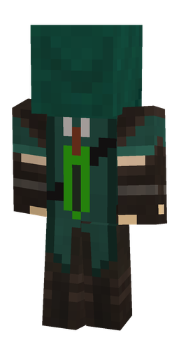 Brown skin: body, back render