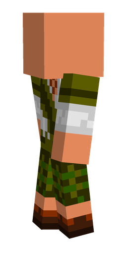 Black skin: body, left side render