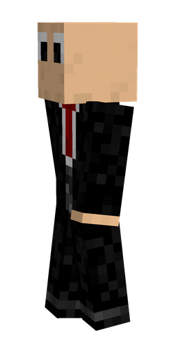 Black skin: body, left side render