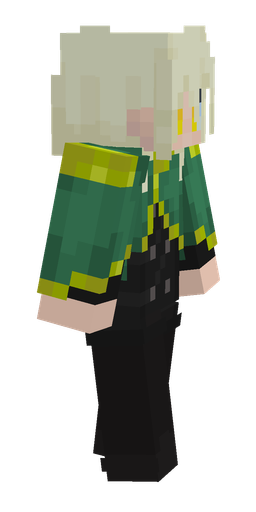 Black skin: body, right side render