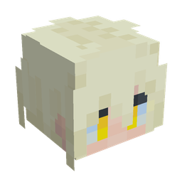 Black skin: head render