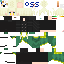 Black skin: raw texture render