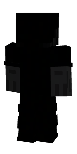 Black skin: body, back render