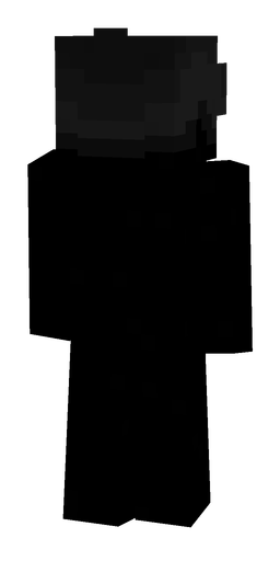 Black skin: body, back render