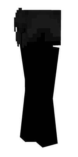 Black skin: body, left side render
