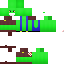 Classic skin: raw texture render