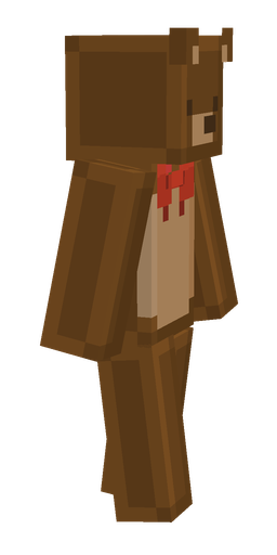 Brown skin: body, right side render