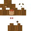 Brown skin: raw texture render