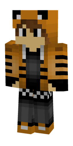 Black skin: body, front render
