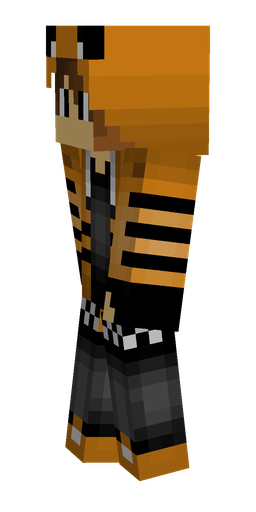 Black skin: body, left side render
