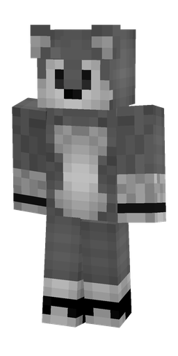 Black skin: body, front render
