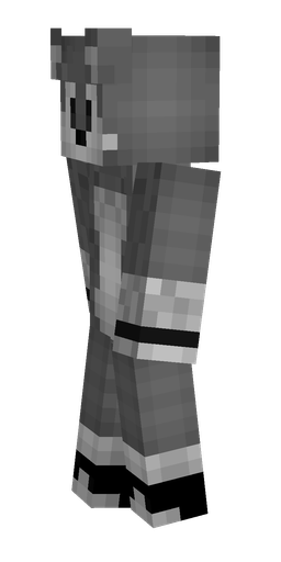 Black skin: body, left side render