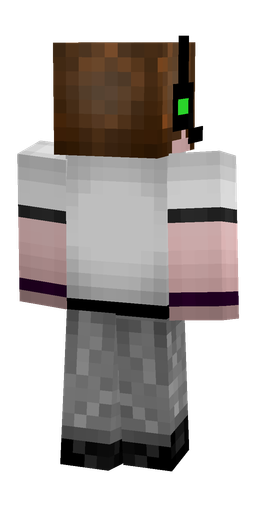 Brown skin: body, back render