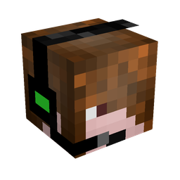 Brown skin: head render