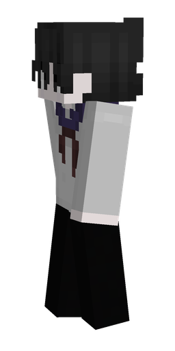 Black skin: body, left side render