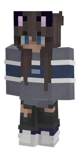 Black skin: body, front render
