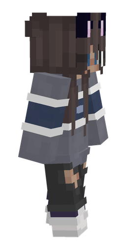 Black skin: body, right side render