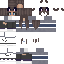 Black skin: raw texture render