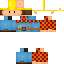 Blue skin: raw texture render