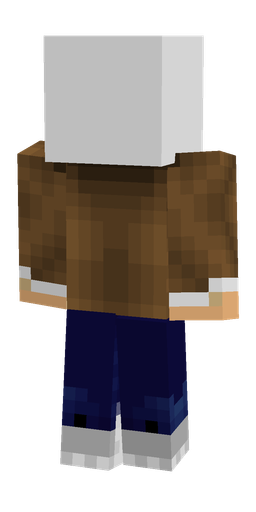 Blue skin: body, back render