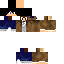 Blue skin: raw texture render