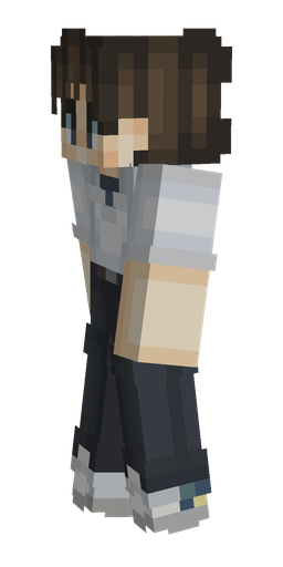 Black skin: body, left side render