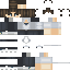 Black skin: raw texture render
