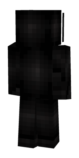 Black skin: body, back render