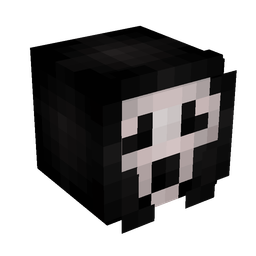 Black skin: head render